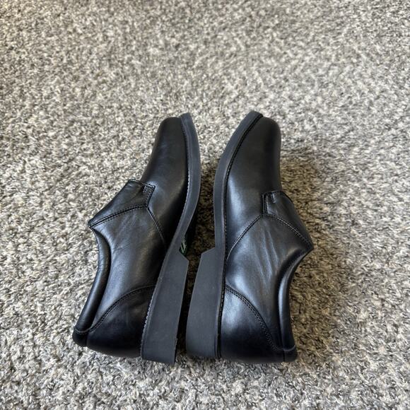 Hitchcock Men Black Moc Monk Strap Comfort Walking Shoes Loafers 9.5 6E Leather - Picture 9 of 13